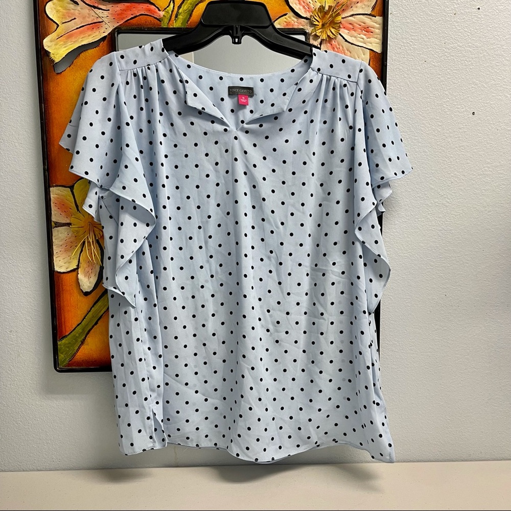 Vince Camuto Sapphire Bloom Career Blouse